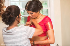 Indian bride getting ready. Indian bride getting ready.