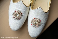 Elegant Indian grooms ceremony shoes. Elegant Indian grooms ceremony shoes.