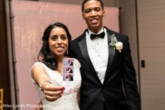 Indian wedding reception photo booth photo. Indian wedding reception photo booth photo.