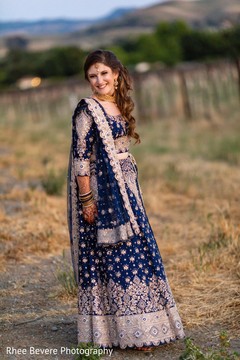 Glowing bride on her Indian wedding reception fashion. Glowing bride on her Indian wedding reception fashion.
