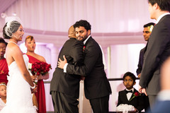 Lovely moment between Indian groom and Maharani's father Lovely moment between Indian groom and Maharani's father