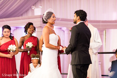 Beautiful Maharani meets the Indian groom at the aisle Beautiful Maharani meets the Indian groom at the aisle