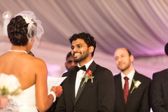 Raja smiling as the ceremony continues Raja smiling as the ceremony continues