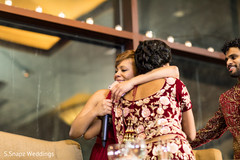 Maharani hugging the beautiful maharani after the speeches Maharani hugging the beautiful maharani after the speeches