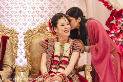 Lovely Indian bride at the ceremony venue Lovely Indian bride at the ceremony venue