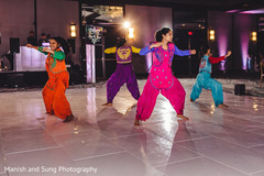 Dancers performing at the reception ceremony Dancers performing at the reception ceremony