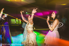 Indian bride and guests having a blast during the party Indian bride and guests having a blast during the party