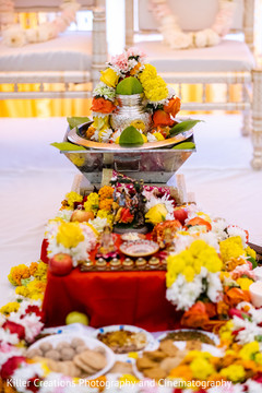 Delicious fruits ready for the Indian wedding guests Delicious fruits ready for the Indian wedding guests