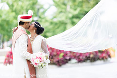 Ravishing Indian couple's wedding attire. Ravishing Indian couple's wedding attire.