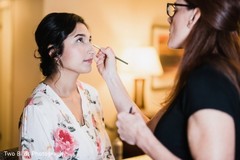 Beautiful Indian bride being dolled up for her ceremony. Beautiful Indian bride being dolled up for her ceremony.