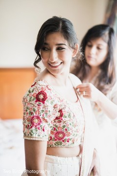 Beautiful Indian bride getting ready. Beautiful Indian bride getting ready.