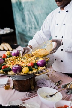 Food details of the Indian wedding reception Food details of the Indian wedding reception