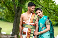 Indian bride posing with Indian groom Indian bride posing with Indian groom