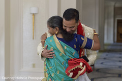 Wonderful capture of Indian groom with relative. Wonderful capture of Indian groom with relative.