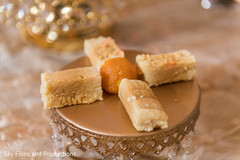 Indian wedding reception treats station. Indian wedding reception treats station.
