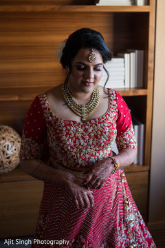 Indian bride getting ready to say "I Do". Indian bride getting ready to say "I Do".