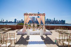 Stunning mandap decoration with flowers. Stunning mandap decoration with flowers.