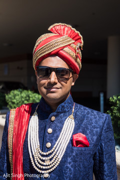 Elegant Indian groom ready for baraat. Elegant Indian groom ready for baraat.