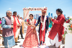 Enchanting Indian lovebirds during ceremony. Enchanting Indian lovebirds during ceremony.