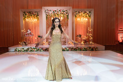 Adorable indian bride with her wedding reception outfit. Adorable indian bride with her wedding reception outfit.