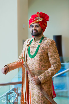 Charming indian groom capture. Charming indian groom capture.