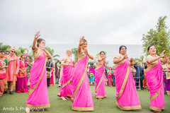 Joyful indian wedding baraat procession. Joyful indian wedding baraat procession.