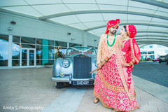 Enchanting indian couple on their ceremony outfits. Enchanting indian couple on their ceremony outfits.