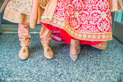 Indian bride and groom's wedding ceremony shoes capture. Indian bride and groom's wedding ceremony shoes capture.