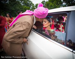 when bride says farewell to family. when bride says farewell to family.