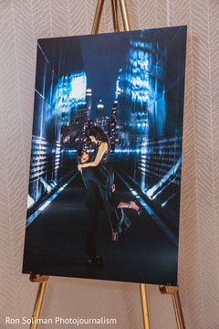 Dreamy Indian wedding reception photo decoration. Dreamy Indian wedding reception photo decoration.