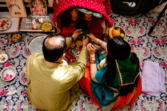 Indian pre-wedding rituals capture. Indian pre-wedding rituals capture.