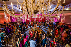 Magnificent Indian wedding garba dance. Magnificent Indian wedding garba dance.