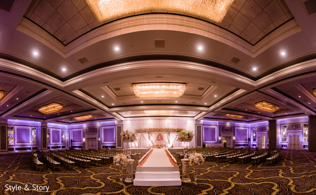 Stunning Indian wedding ceremony decoration.