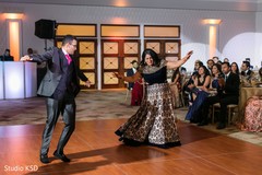 Special guests dancing at the reception Special guests dancing at the reception