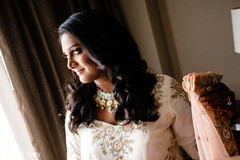 Adorable Indian bride getting ready. Adorable Indian bride getting ready.