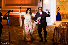 Indian wedding parents walking in to reception. Indian wedding parents walking in to reception.