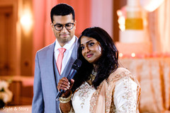 Indian bridal speech moment. Indian bridal speech moment.