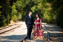 Ravishing Indian couple's wedding attire. Ravishing Indian couple's wedding attire.