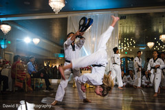 Karate demonstration at the Indian wedding ceremony Karate demonstration at the Indian wedding ceremony