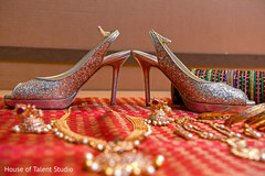 Stunning Indian bridal shoes and jewelry capture. Stunning Indian bridal shoes and jewelry capture.