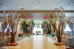 Magnificent Indian wedding ceremony aisle decor. Magnificent Indian wedding ceremony aisle decor.