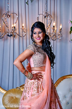 Elegant Indian bride wedding reception fashion. Elegant Indian bride wedding reception fashion.