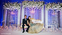 Elegant Indian couple at their photo shoot. Elegant Indian couple at their photo shoot.