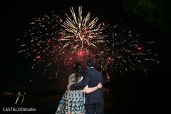 Magnificent Indian wedding fireworks capture. Magnificent Indian wedding fireworks capture.