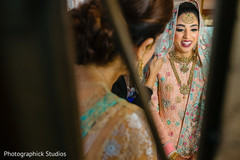 Capture of joyful Maharani prior to the ceremony Capture of joyful Maharani prior to the ceremony