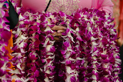 Details of the garlands used at the Indian wedding Details of the garlands used at the Indian wedding