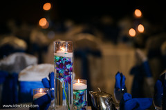 Lovely Indian wedding table flower and candles decoration. Lovely Indian wedding table flower and candles decoration.