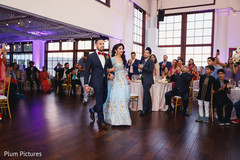 Lovely Indian couple wedding reception entrance. Lovely Indian couple wedding reception entrance.