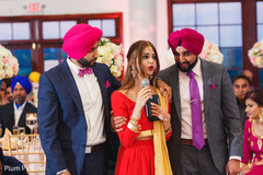 Indian wedding reception speech moment capture. Indian wedding reception speech moment capture.