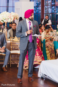 Indian groomsman speech scene. Indian groomsman speech scene.